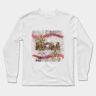 Baseball mom love sport Long Sleeve T-Shirt